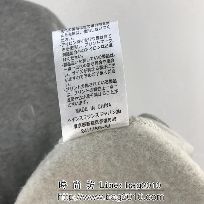 CHAMPION日版冠軍 爆款 手臂刺繡 磨毛抓絨 深空灰連帽衛衣 情侶款 ydi1380